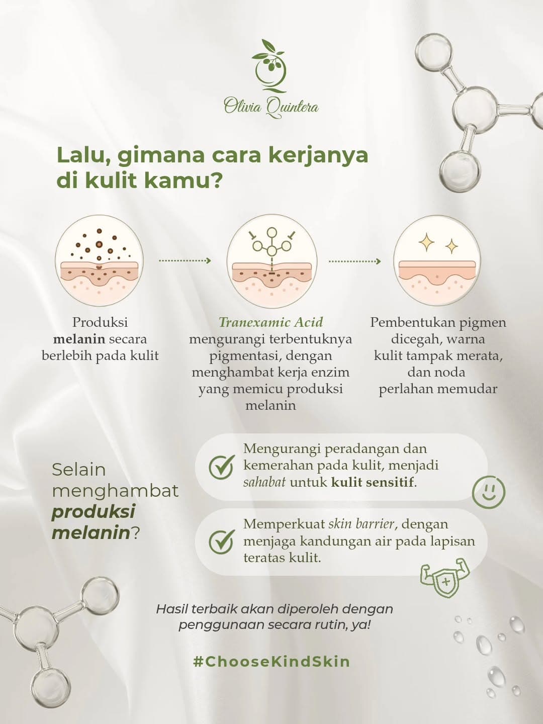 Bright and Glow Day Cream with SPF, infografis